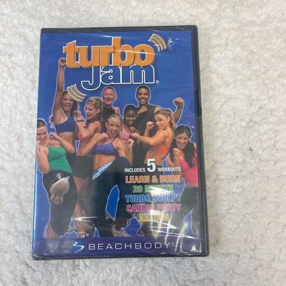 Turbo Jam: 5  Workouts - Learn & Burn, 20 Minute, Turbo Sculpt, Cardio - NEW - Picture 1 of 3